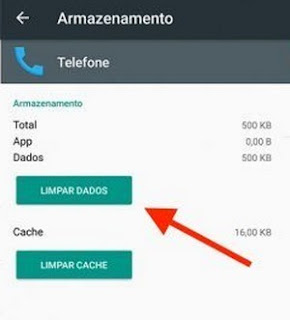 limpar icone mensagem de voz android