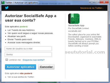 fazer backup das redes sociais