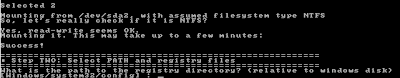 how to use nt password recovery
