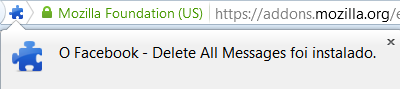 limpar todas mensagens facebook de uma vez chrome