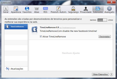 remover linha do tempo facebook 2012