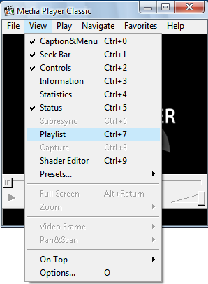 playlist-no-media-player-classic 2013