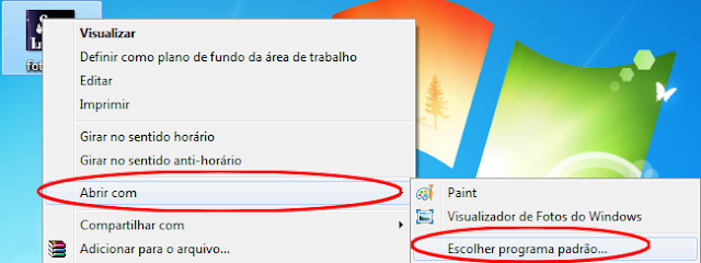 como colocar arquivo dentro de foto 2012