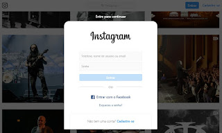 como tirar pop up login perfil instagram