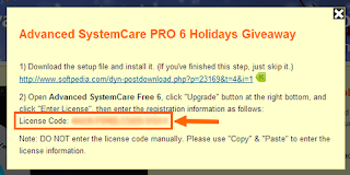 licença advanced systemcare pro 6 2013