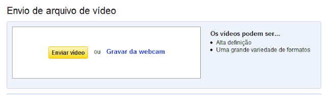 solução Recusado vídeo muito longo