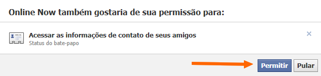 como saber quem está online no facebook