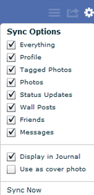salvar todas minhas informações facebook pc