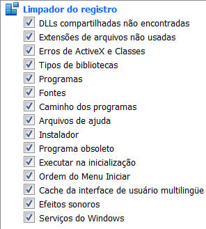 ccleaner o que significa a opção