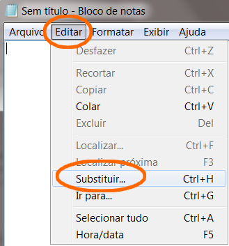 como substituir varias palavras mesmo tempo