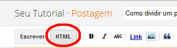 dividir postagem várias partes blogger/blogspot