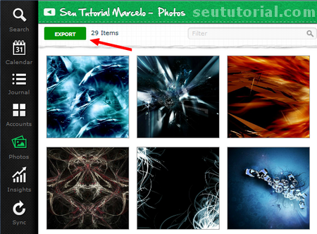 exportar lista de seguidores amigos computador