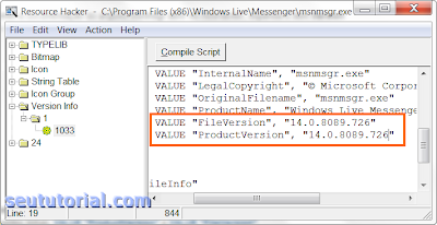 Editando as propriedades burlar-atualização-messenger-microsoft