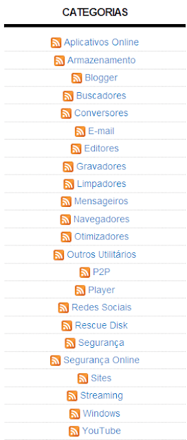 feed nos marcadores blogger rss