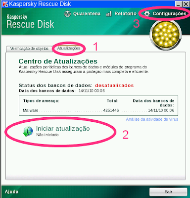 disco de recuperação kaspersky 10 2014