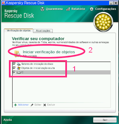 pen drive kaspersky rescue disk instalação