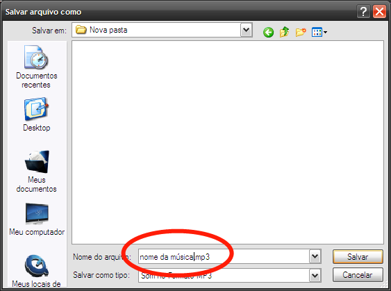 salvando seu arquivo gerador premium 4shared