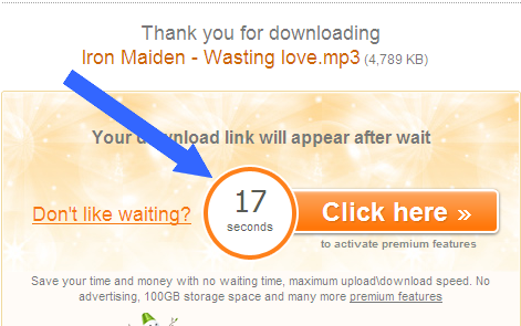 tempo correndo antes do download baixando-no-4shared-sem-espera