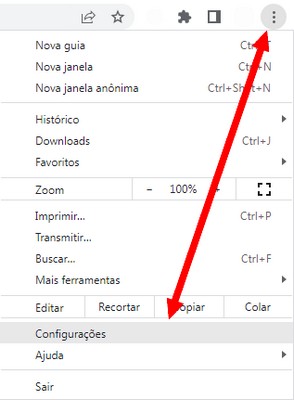 desativar javascript google chrome