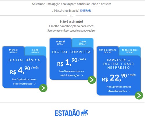 burlar paywalls jornais